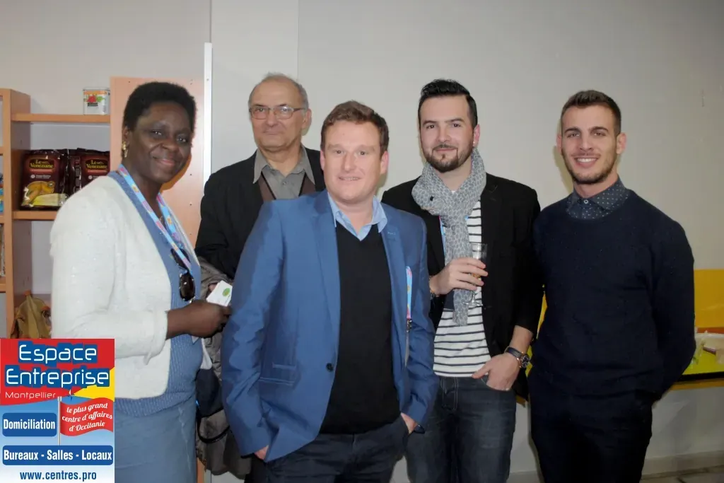 Afterwork Pitch Elevator Club LR février 2018 à Montpellier : photo de groupe des participants