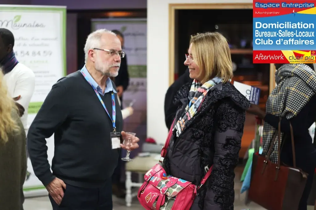 Afterwork Pitch Elevator Club LR février 2019 à Montpellier : moment de networking entre les participants