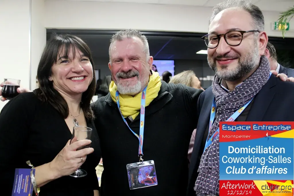 Afterwork Pitch Elevator Club LR décembre 2019 à Montpellier : moment de networking entre les participants