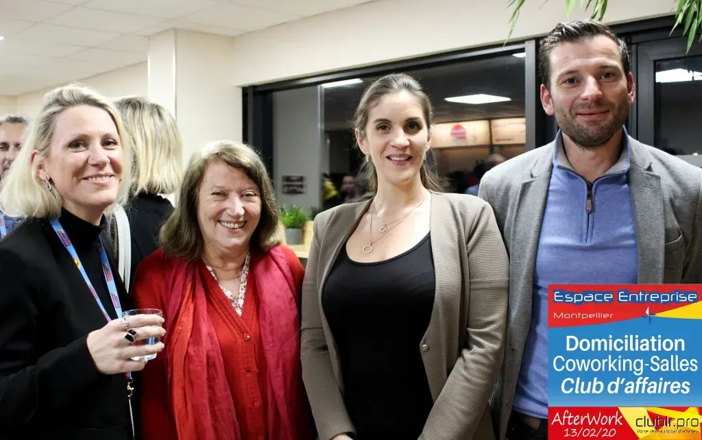 Afterwork Pitch Elevator Club LR février 2020 à Montpellier : moment de networking entre les participants