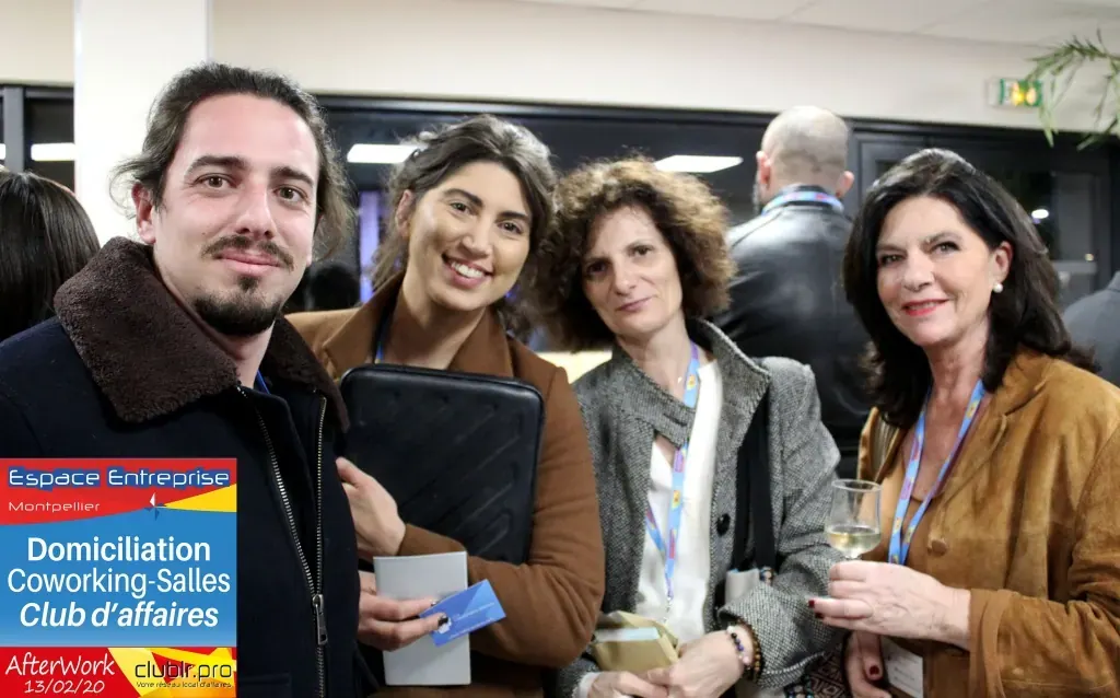 Afterwork Pitch Elevator Club LR février 2020 à Montpellier : moment de networking entre les participants