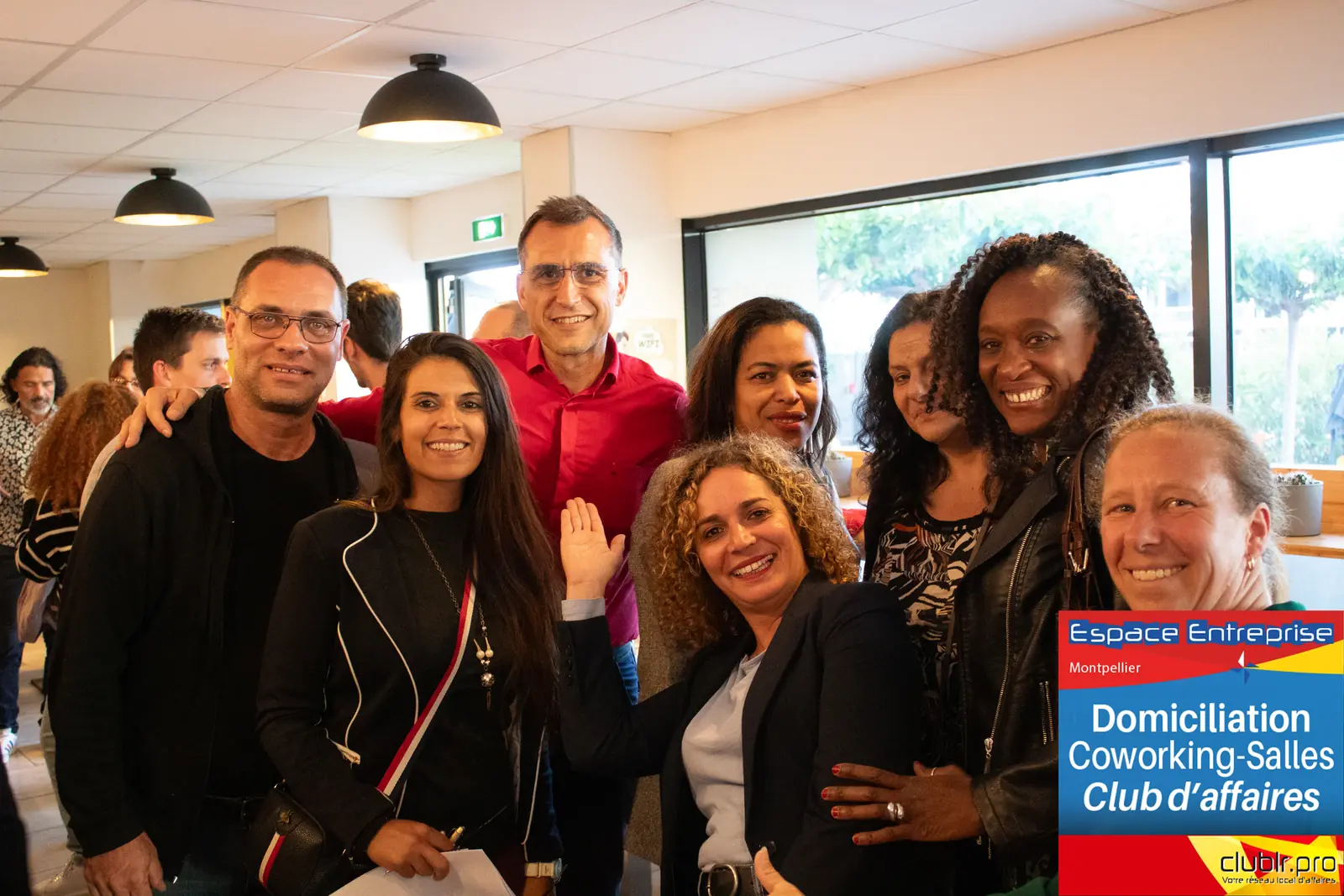 Afterwork Pitch Elevator Club LR mai 2024 à Montpellier : photo de groupe des participants