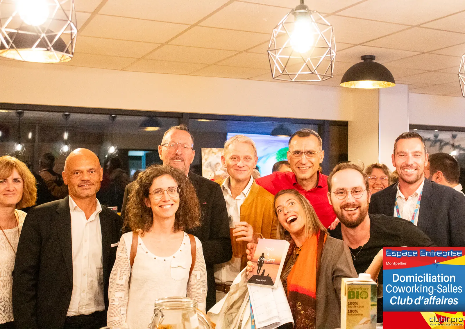 Afterwork Pitch Elevator Club LR septembre 2024 à Montpellier : photo de groupe des participants