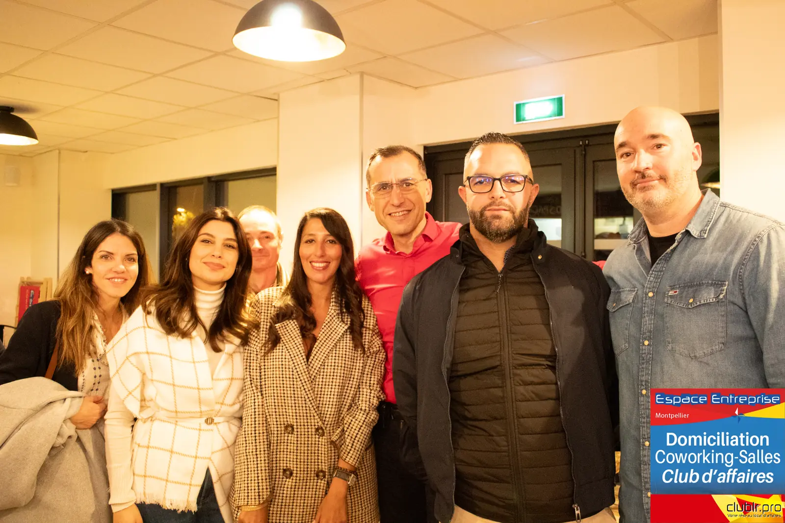 Afterwork Pitch Elevator Club LR décembre 2024 à Montpellier : photo de groupe des participants