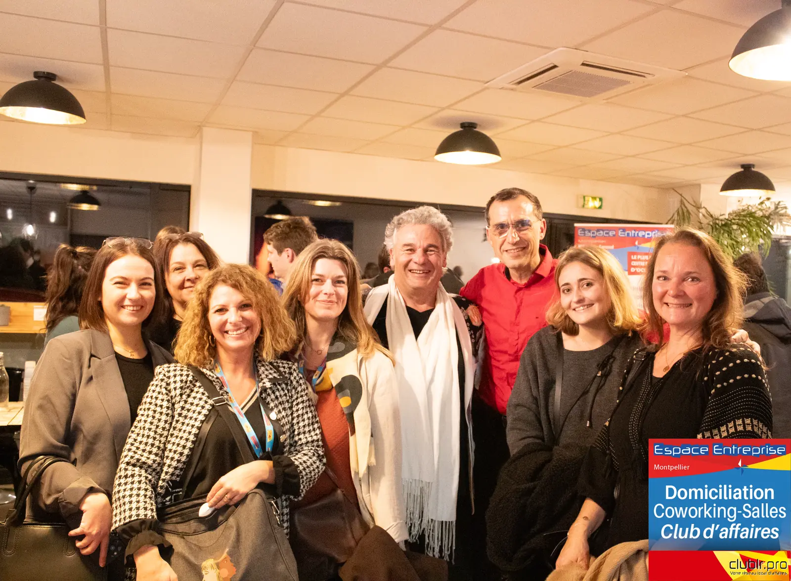 Afterwork Pitch Elevator Club LR janvier 2025 à Montpellier : photo de groupe des participants