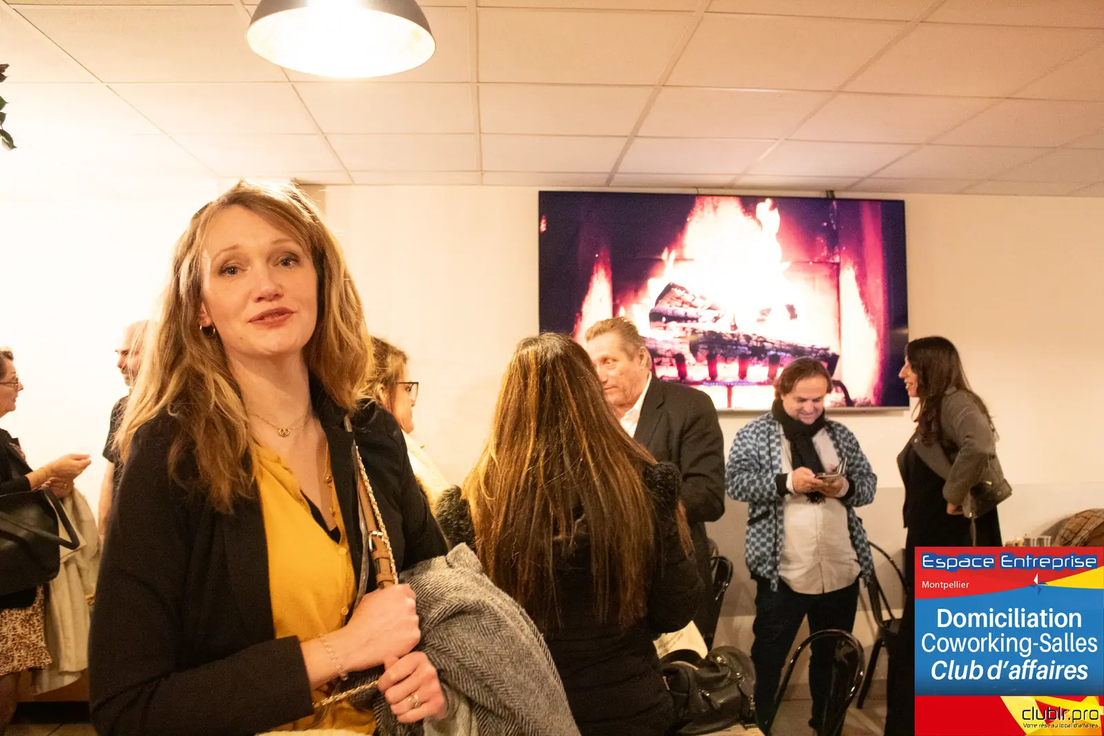 Afterwork Pitch Elevator Club LR janvier 2025 à Montpellier : moment de networking entre les participants