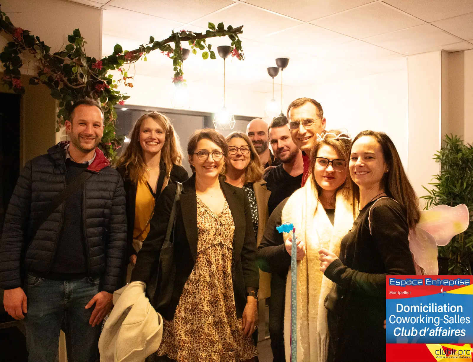 Afterwork Pitch Elevator Club LR janvier 2025 à Montpellier : photo de groupe des participants