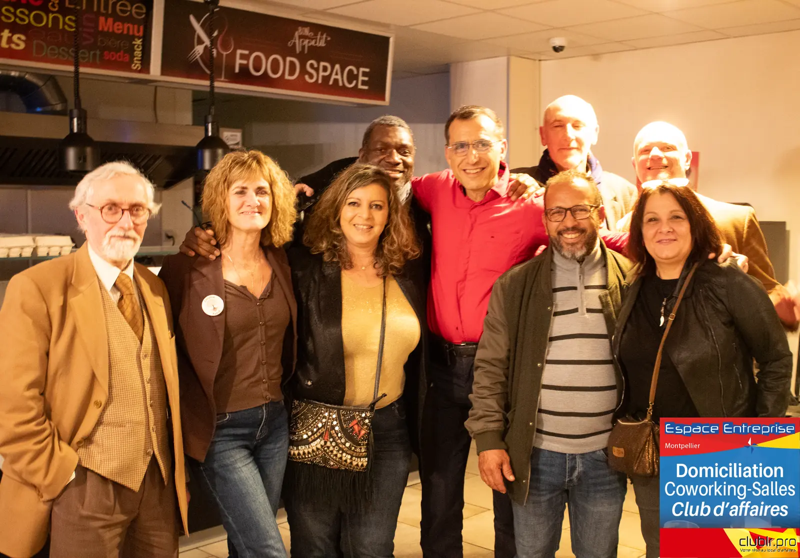 Afterwork Pitch Elevator Club LR janvier 2025 à Montpellier : photo de groupe des participants