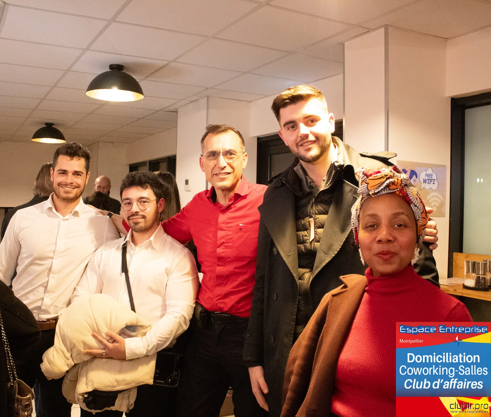 Afterwork Pitch Elevator Club LR mars 2025 à Montpellier : photo de groupe des participants