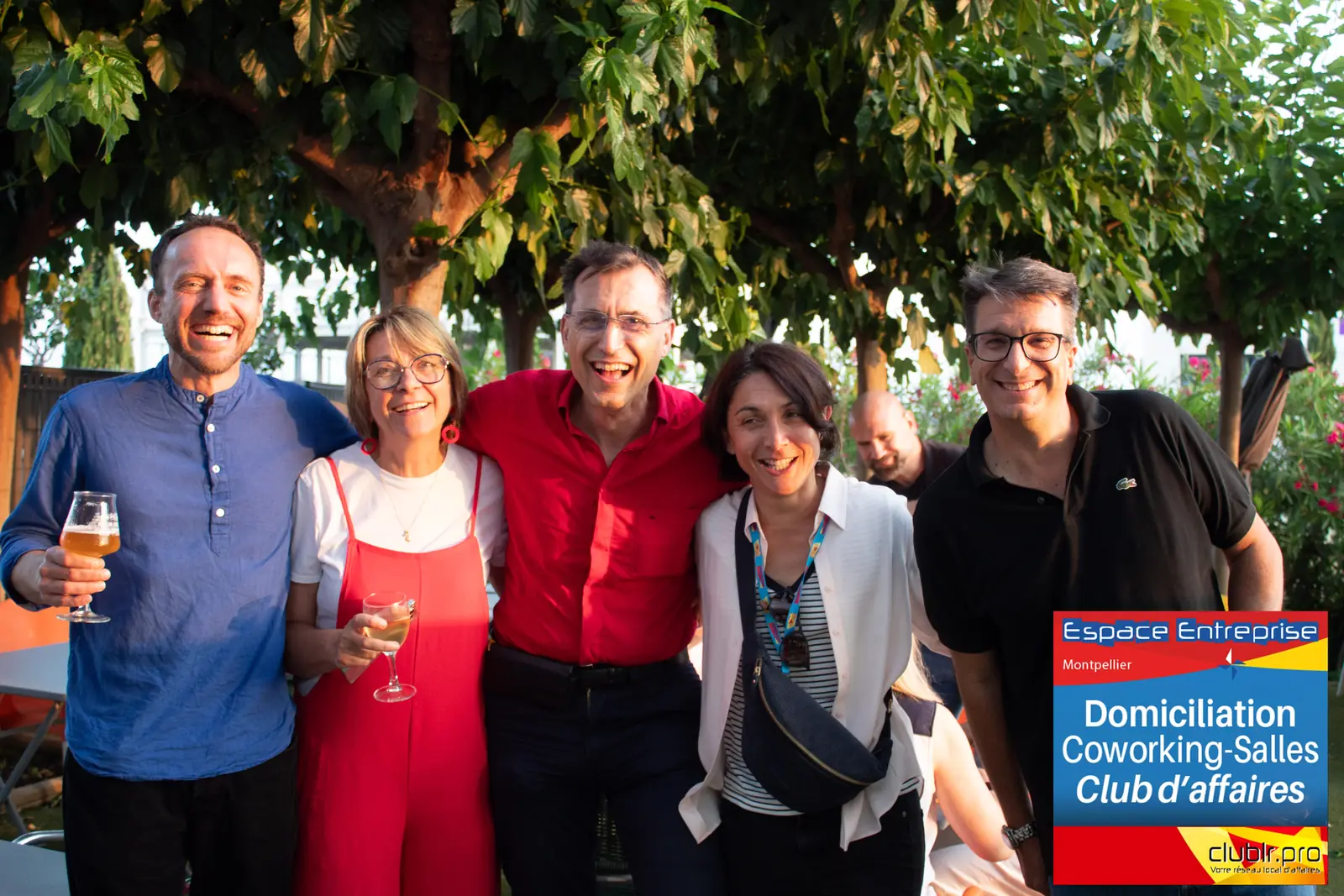 Afterwork Pitch Elevator Club LR juin 2025 à Montpellier : photo de groupe des participants