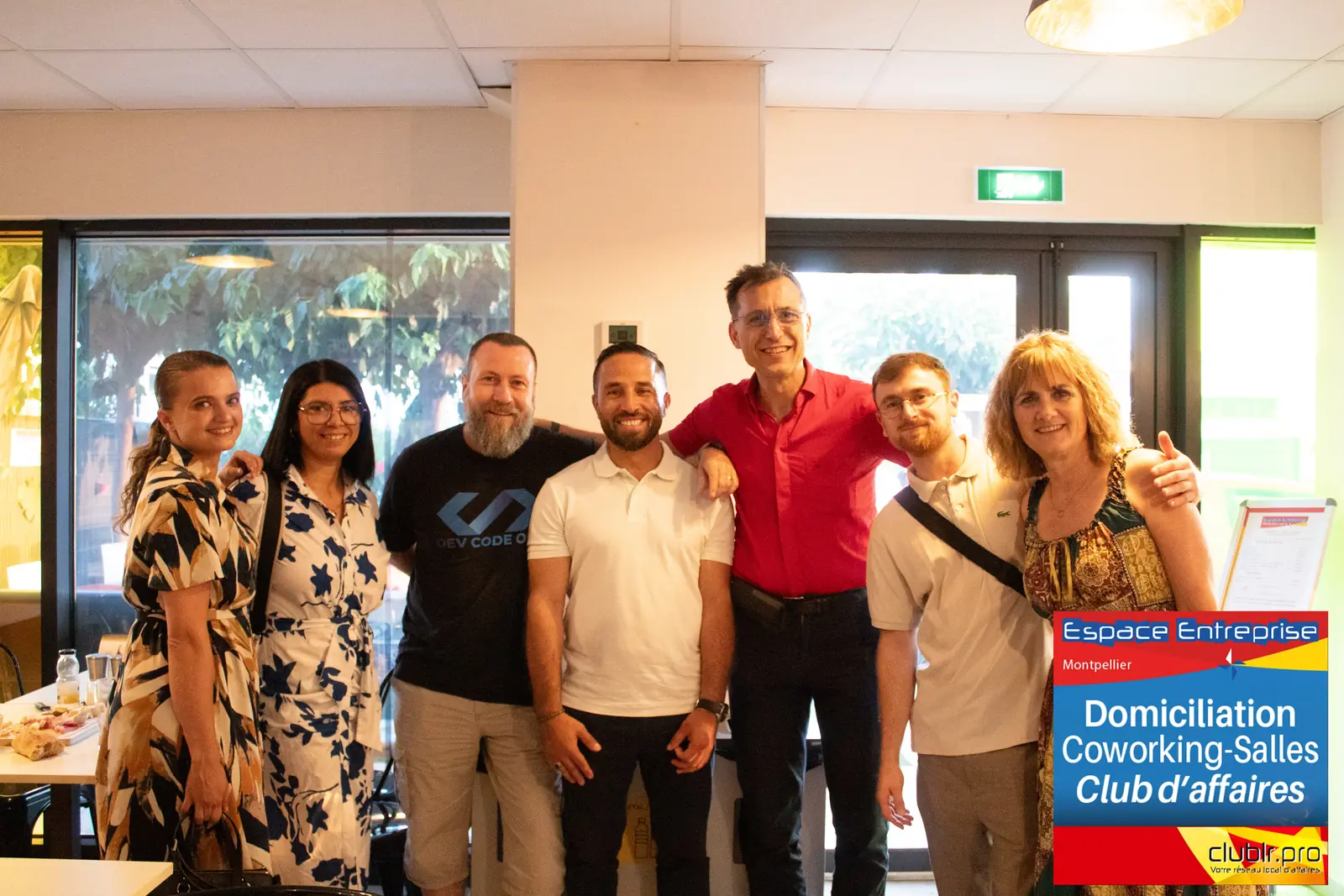 Afterwork Pitch Elevator Club LR juin 2025 à Montpellier : photo de groupe des participants