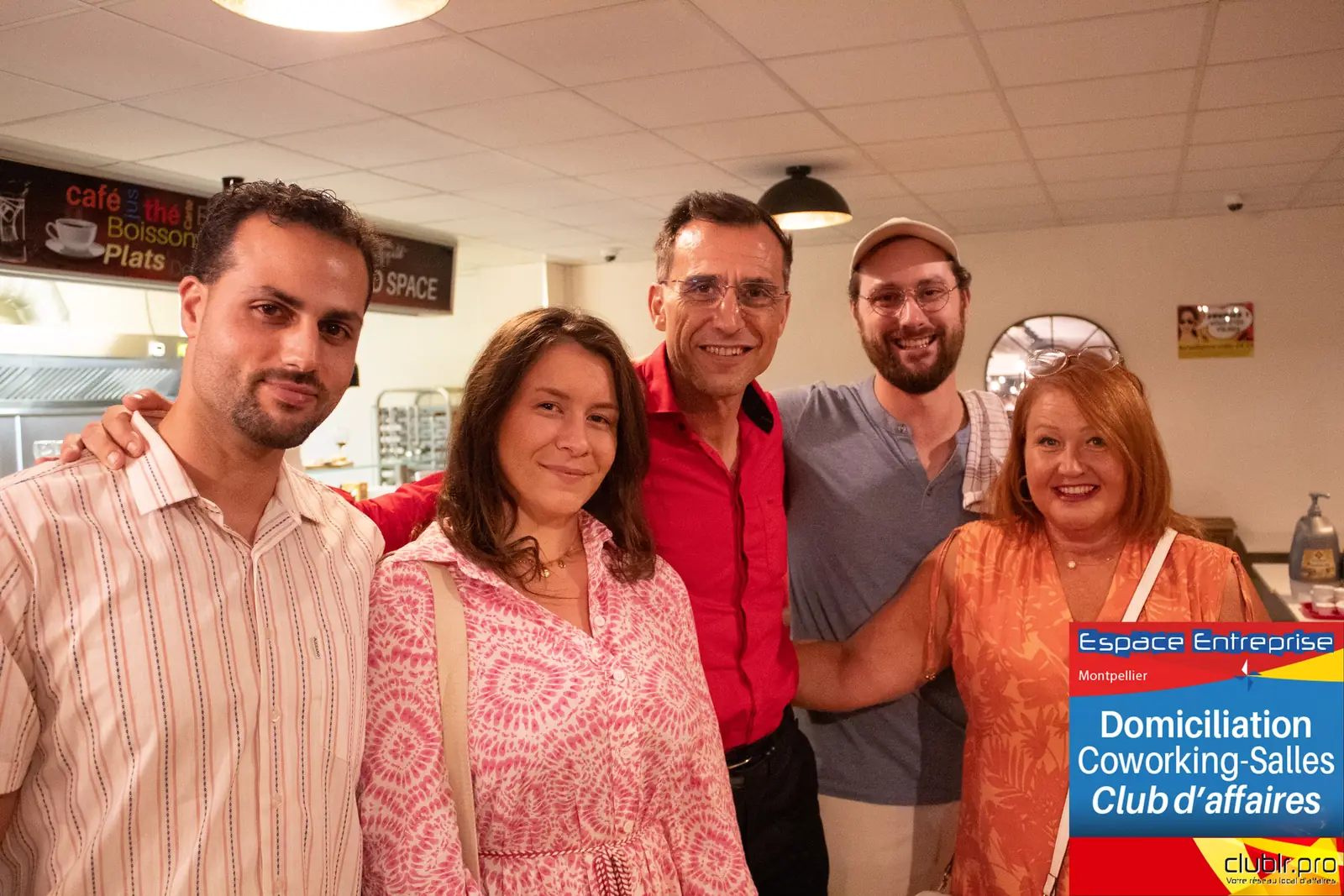 Afterwork Pitch Elevator Club LR septembre 2025 à Montpellier : photo de groupe des participants