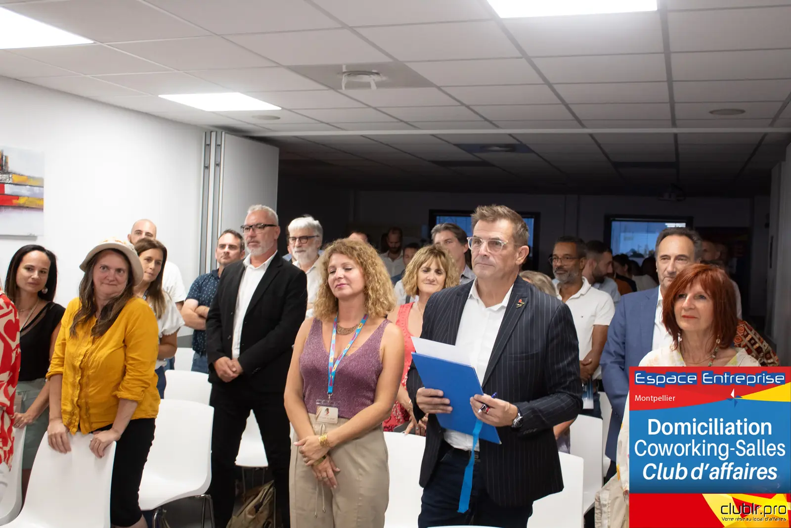 Afterwork Pitch Elevator Club LR septembre 2025 à Montpellier : vue de la salle pendant l'événement