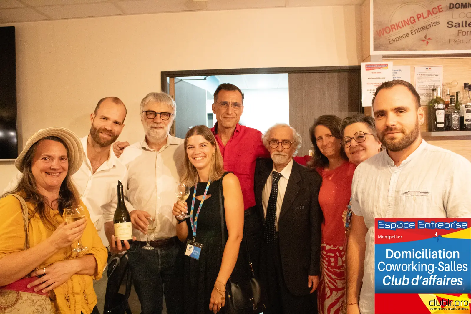 Afterwork Pitch Elevator Club LR septembre 2025 à Montpellier : photo de groupe des participants