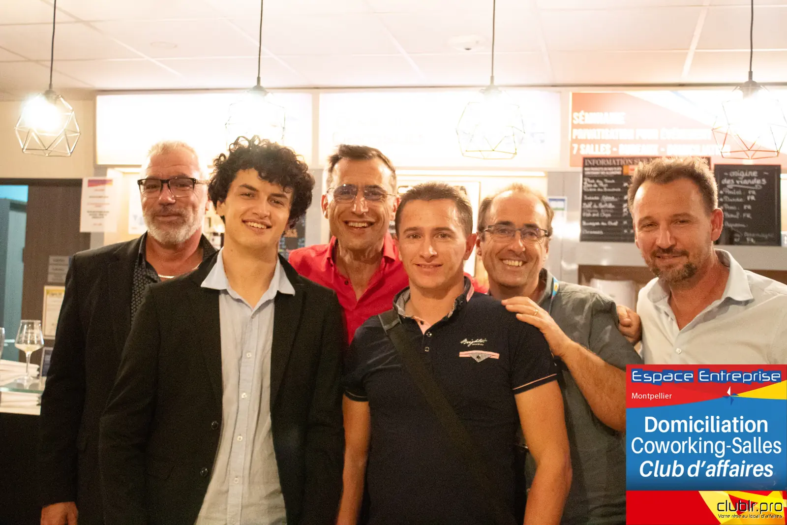 Afterwork Pitch Elevator Club LR octobre 2025 à Montpellier : photo de groupe des participants