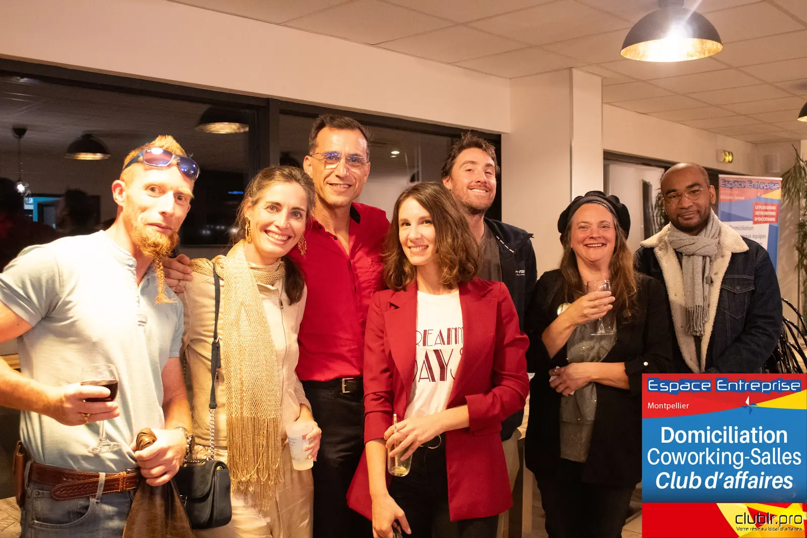 Afterwork Pitch Elevator Club LR octobre 2025 à Montpellier : photo de groupe des participants