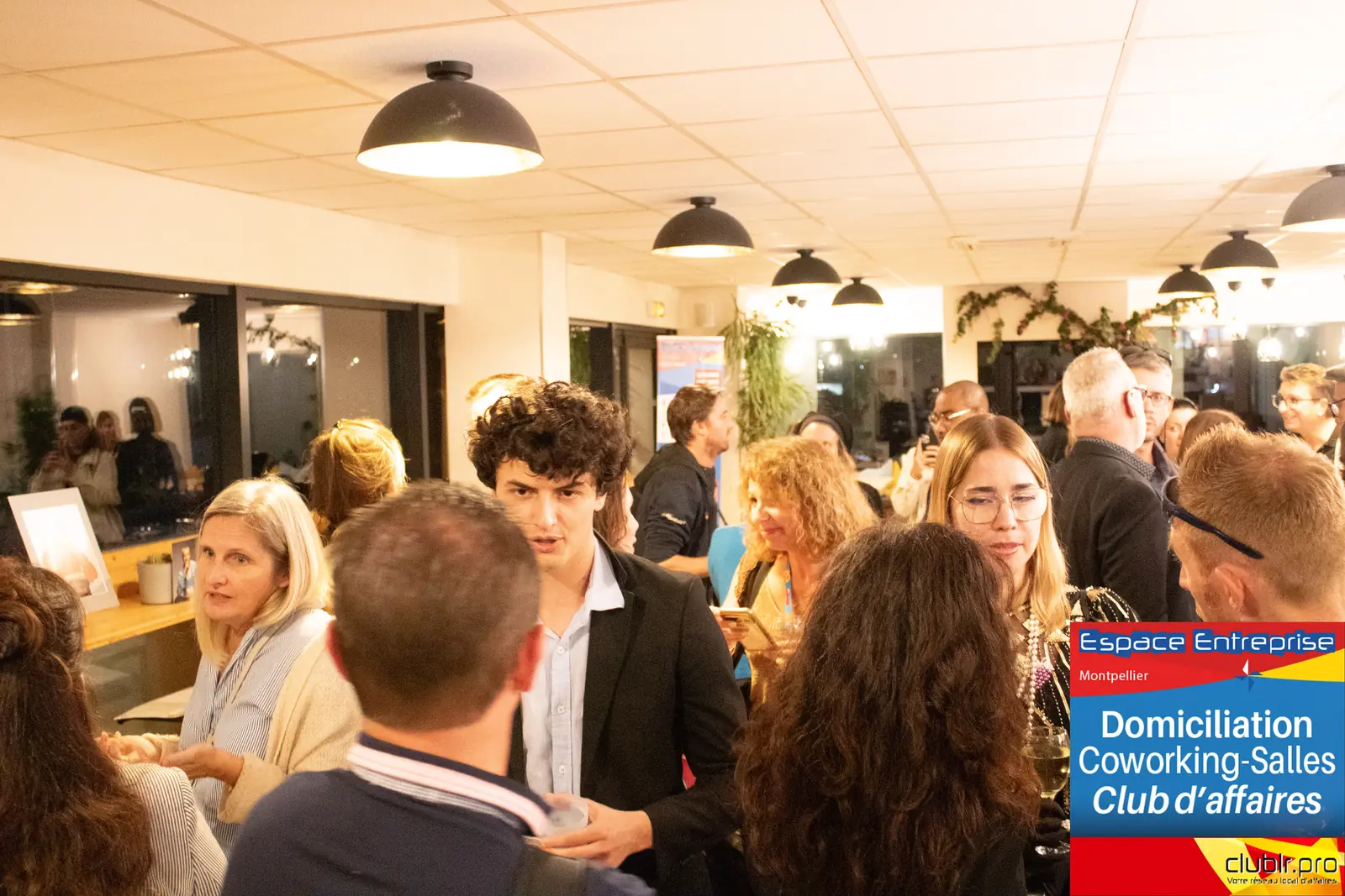 Afterwork Pitch Elevator Club LR octobre 2025 à Montpellier : vue de la salle pendant l'événement