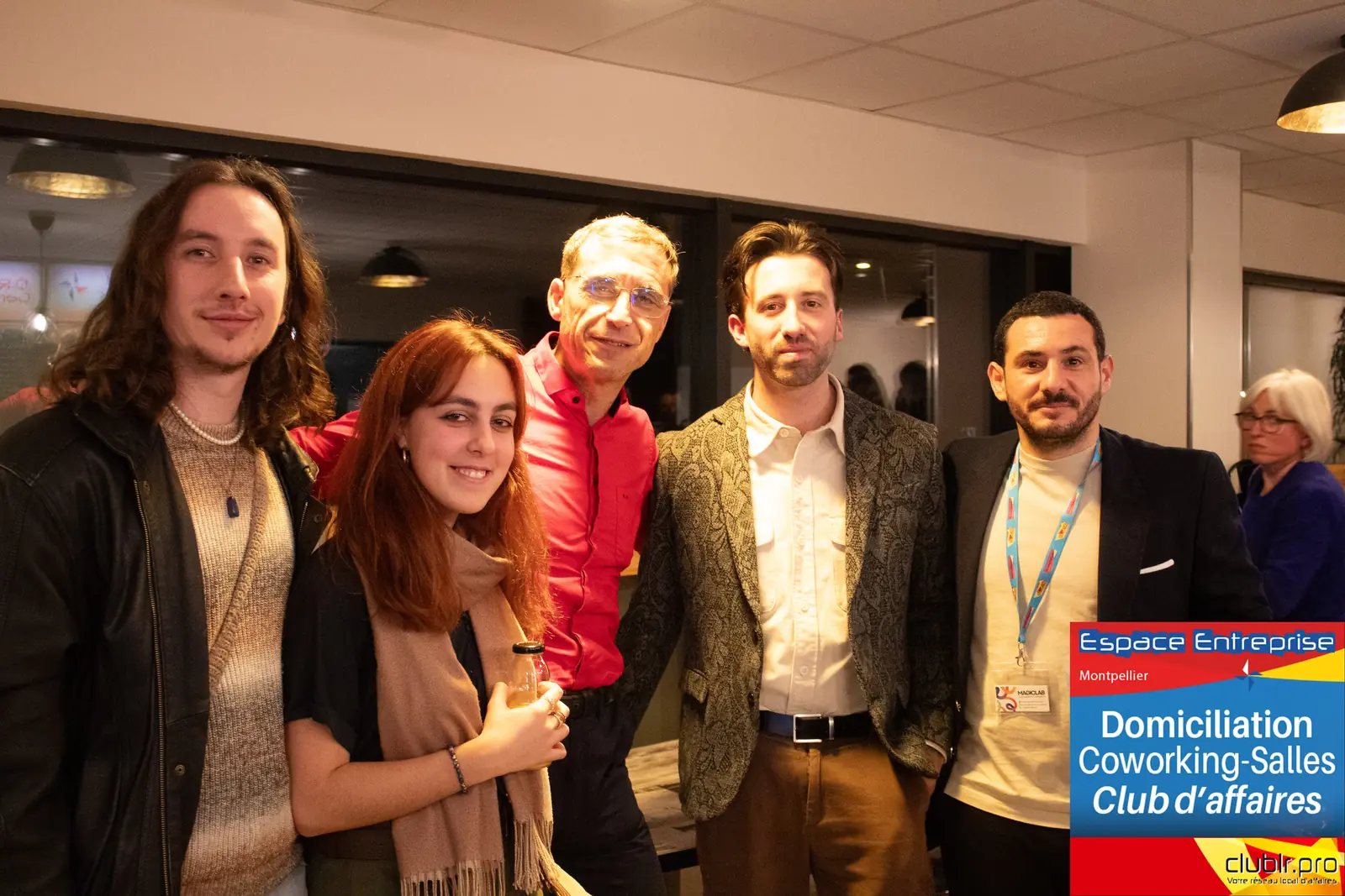 Afterwork Pitch Elevator Club LR janvier 2026 à Montpellier : photo de groupe des participants