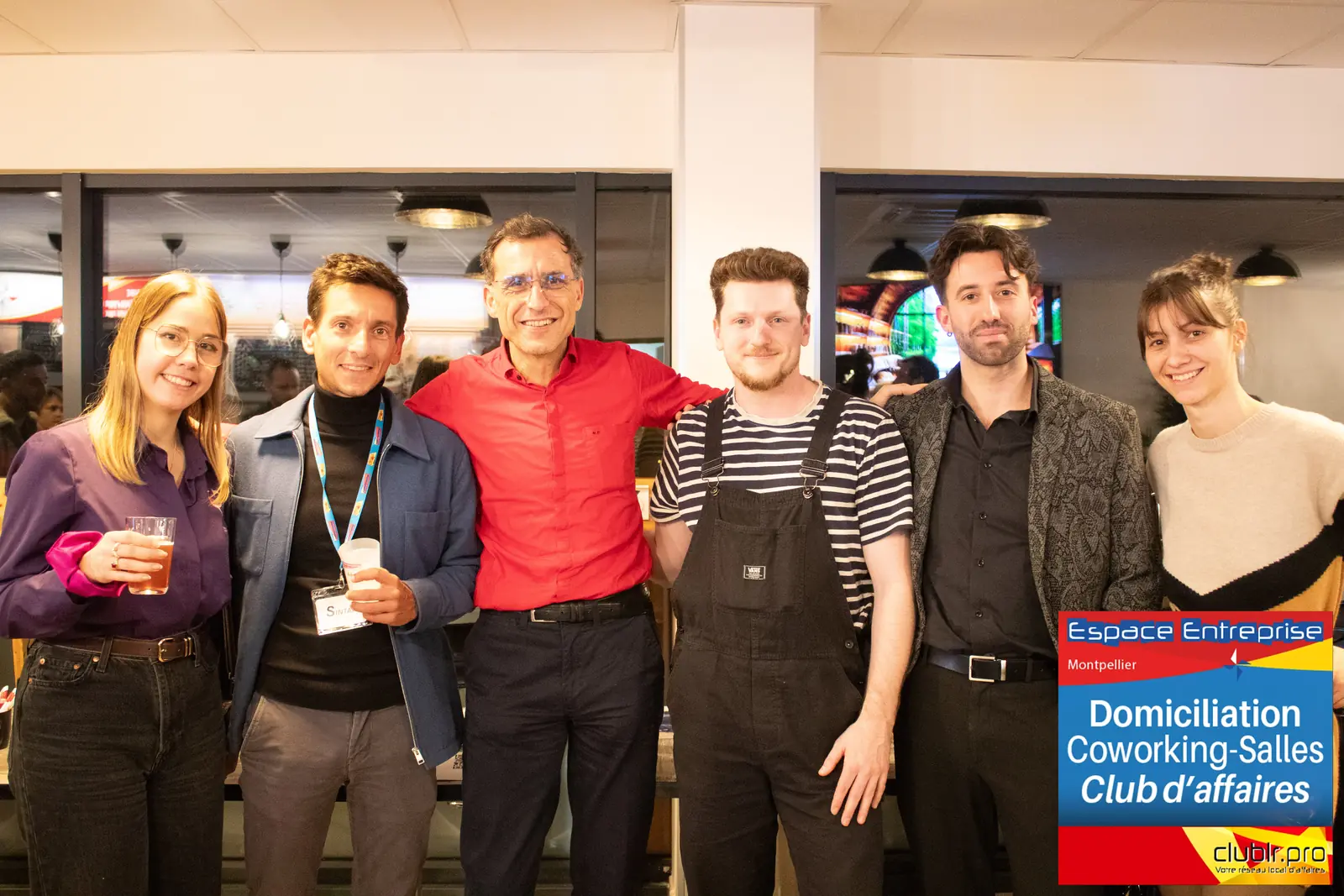 Afterwork Pitch Elevator Club LR février 2026 à Montpellier : photo de groupe des participants