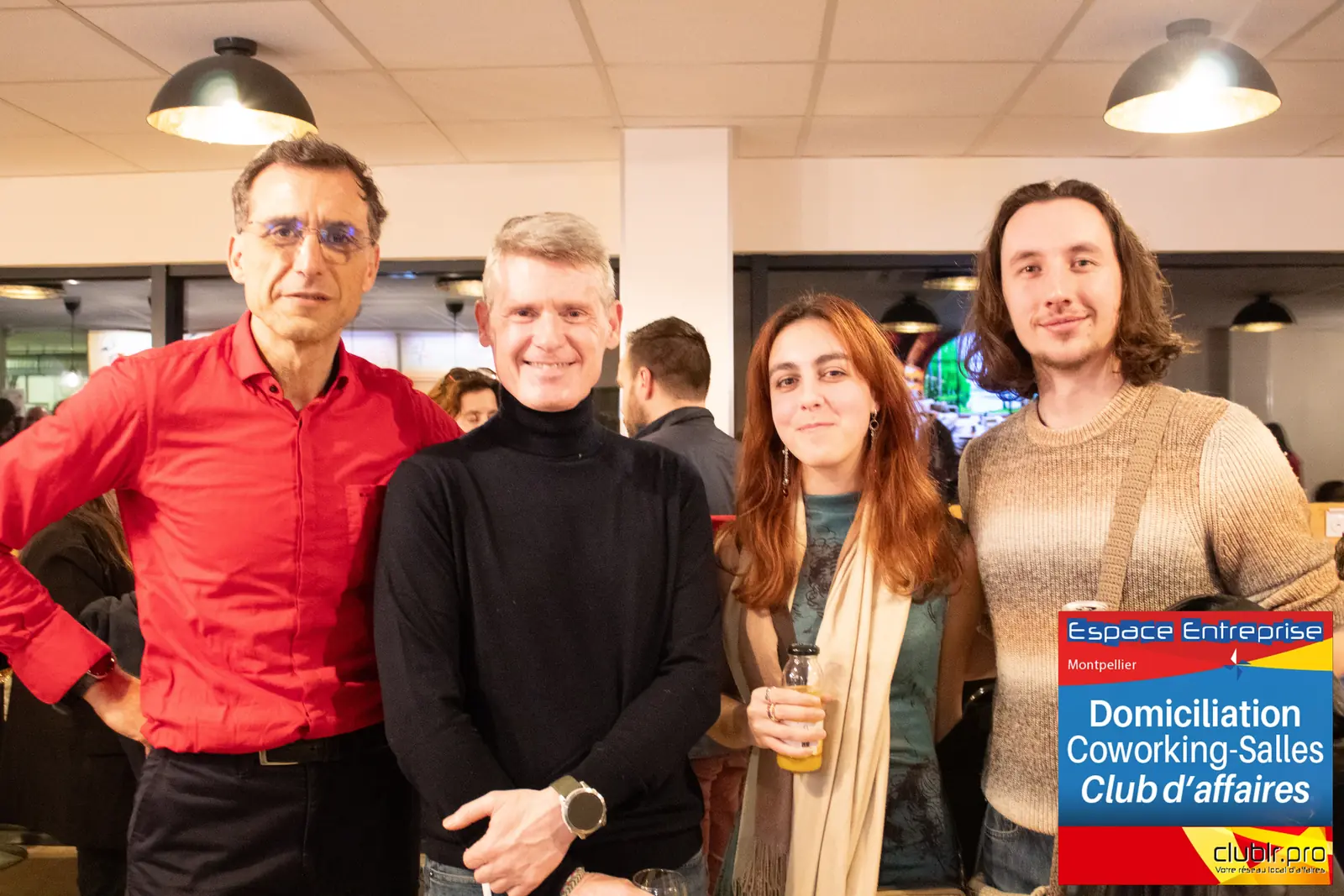 Afterwork Pitch Elevator Club LR février 2026 à Montpellier : photo de groupe des participants
