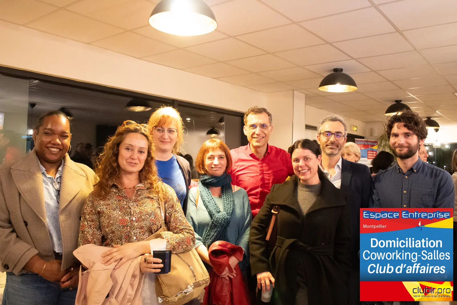Afterwork Pitch Elevator Club LR mars 2026 à Montpellier : photo de groupe des participants