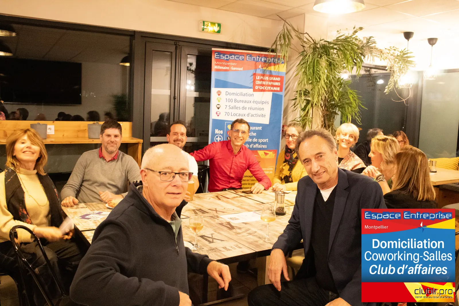 Afterwork Pitch Elevator Club LR mars 2026 à Montpellier : espace restauration et cocktail de la soirée