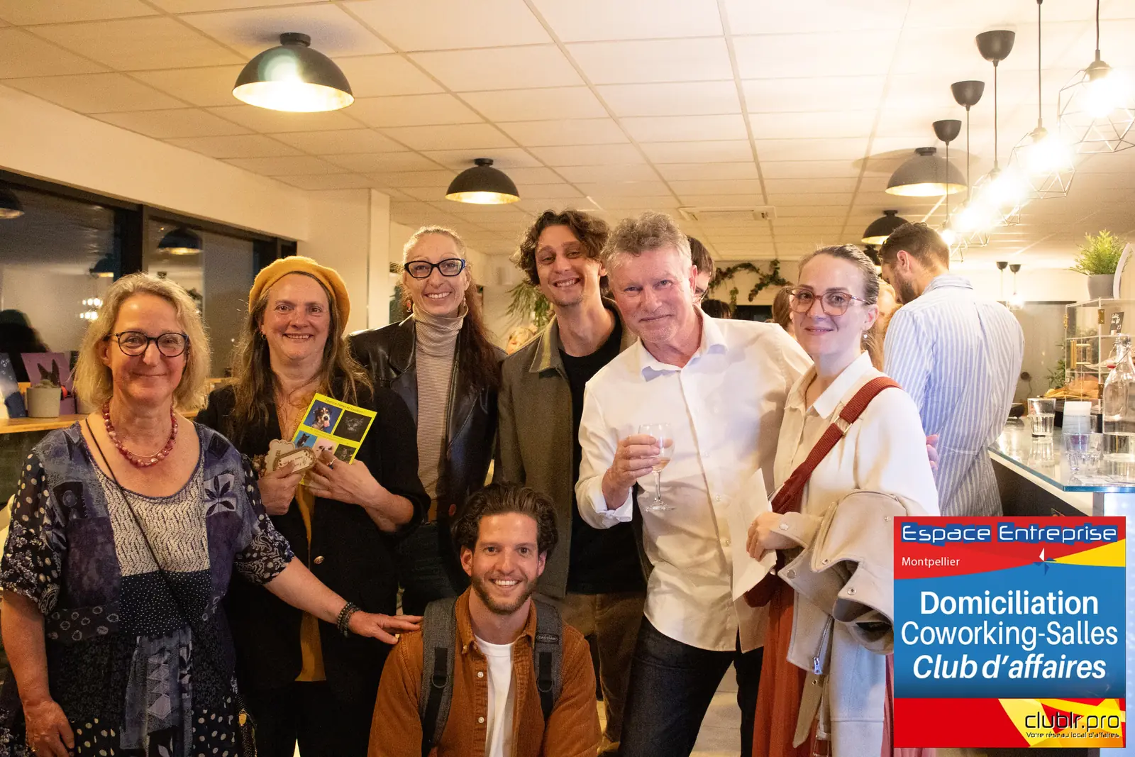 Afterwork Pitch Elevator Club LR avril 2026 à Montpellier : photo de groupe des participants