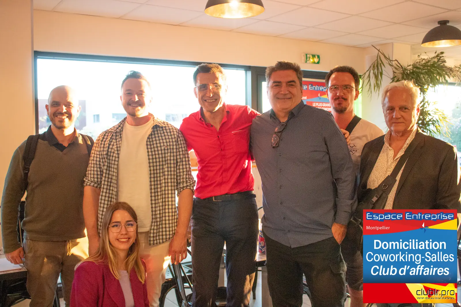 Afterwork Pitch Elevator Club LR mai 2026 à Montpellier : photo de groupe des participants