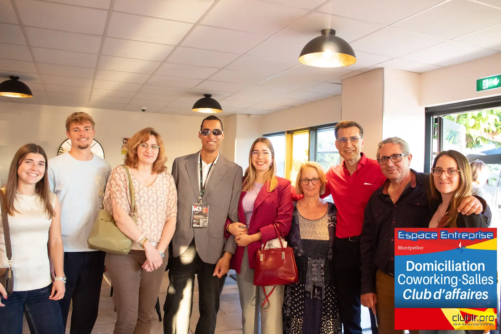 Afterwork Pitch Elevator Club LR mai 2026 à Montpellier : photo de groupe des participants