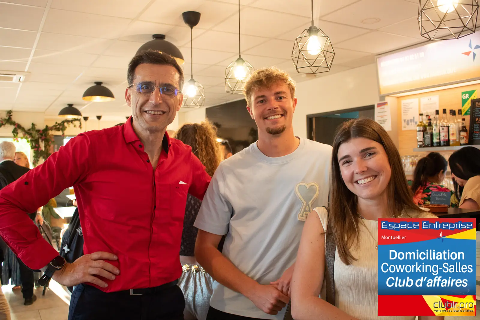Afterwork Pitch Elevator Club LR mai 2026 à Montpellier : photo de groupe des participants