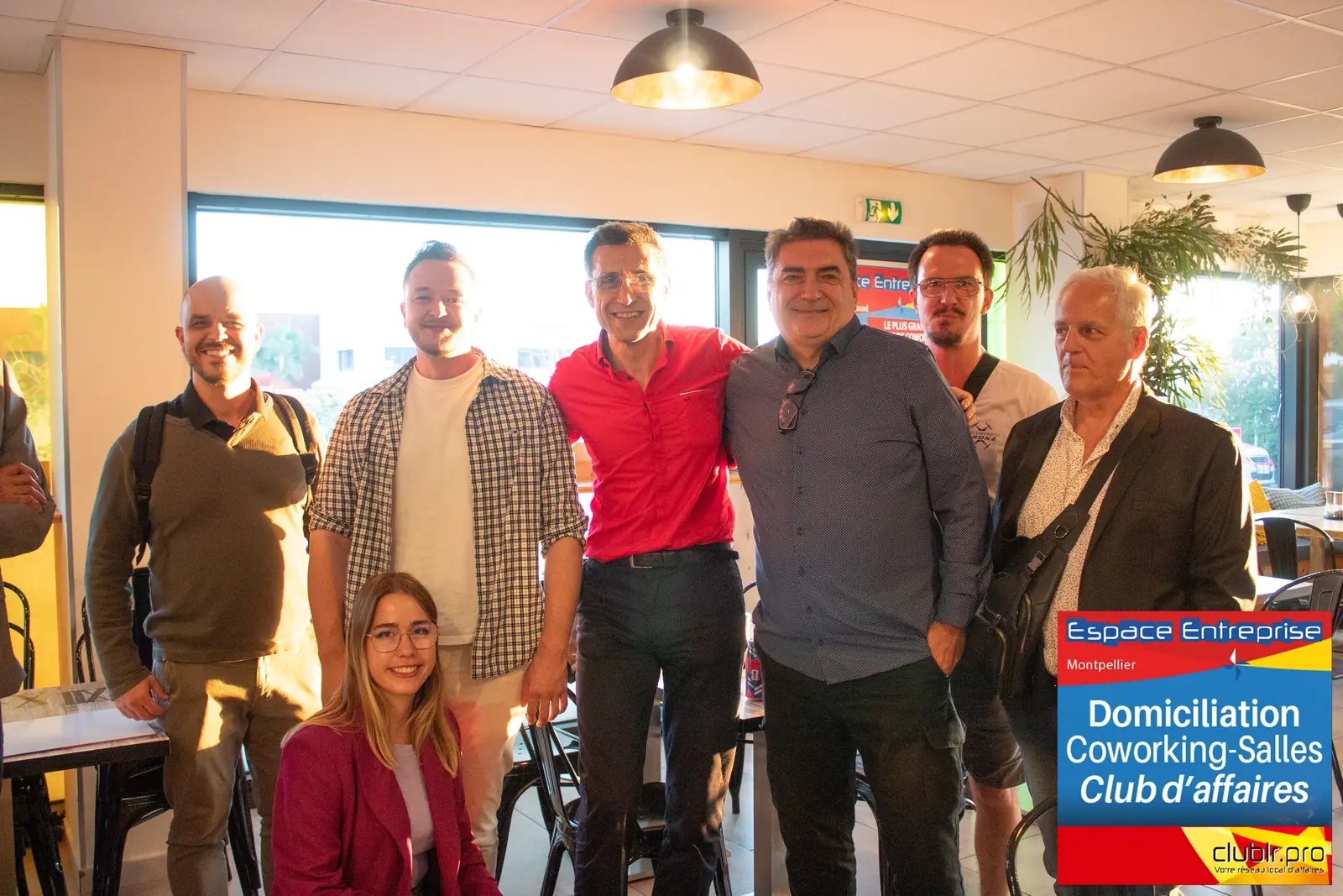 Afterwork Pitch Elevator Club LR mai 2026 à Montpellier : photo de groupe des participants