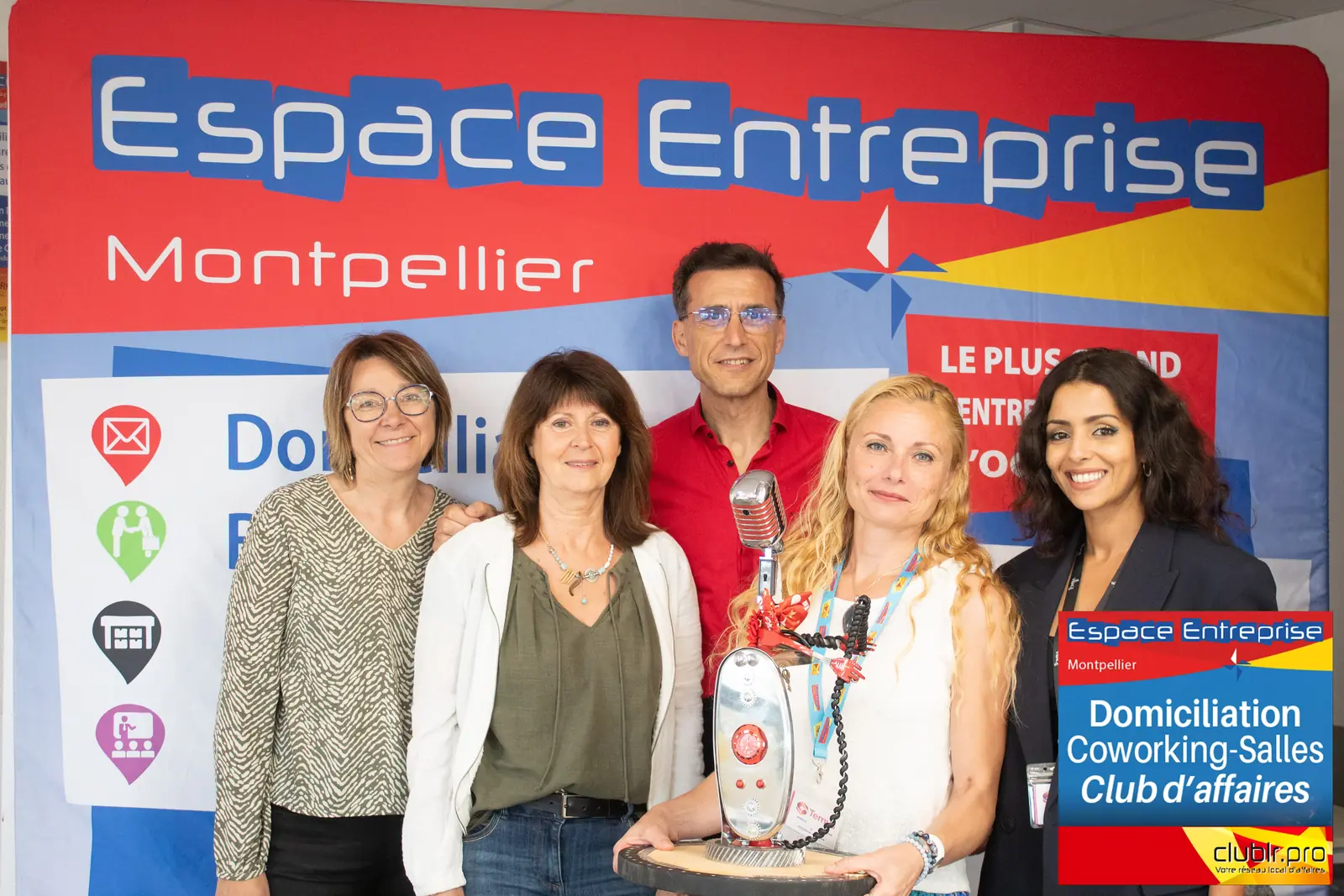 Afterwork Pitch Elevator Club LR mai 2026 à Montpellier : remise du trophée du pitch de la soirée