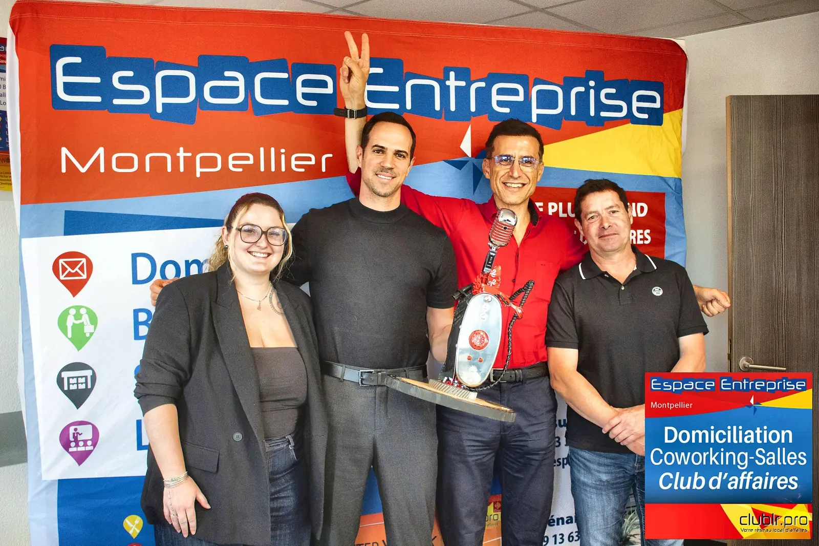 Afterwork Pitch Elevator Club LR juin 2026 à Montpellier : remise du trophée du pitch de la soirée