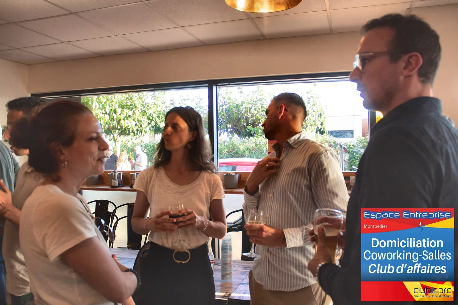 Afterwork Pitch Elevator Club LR juin 2026 à Montpellier : moment de networking entre les participants