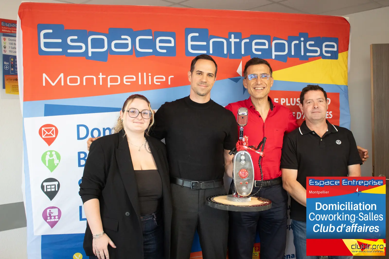 Afterwork Pitch Elevator Club LR juin 2026 à Montpellier : remise du trophée du pitch de la soirée