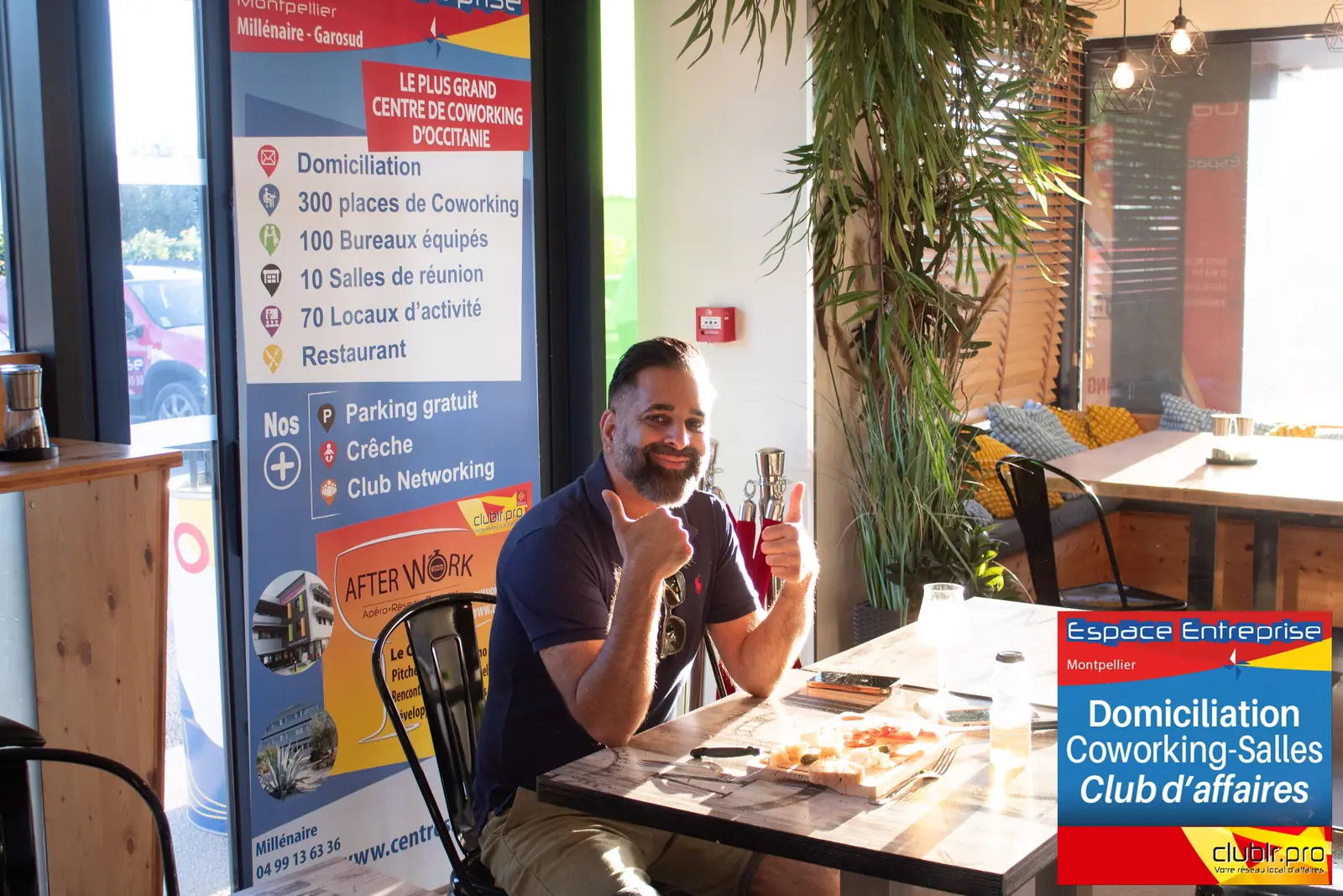 Afterwork Pitch Elevator Club LR juin 2026 à Montpellier : espace restauration et cocktail de la soirée