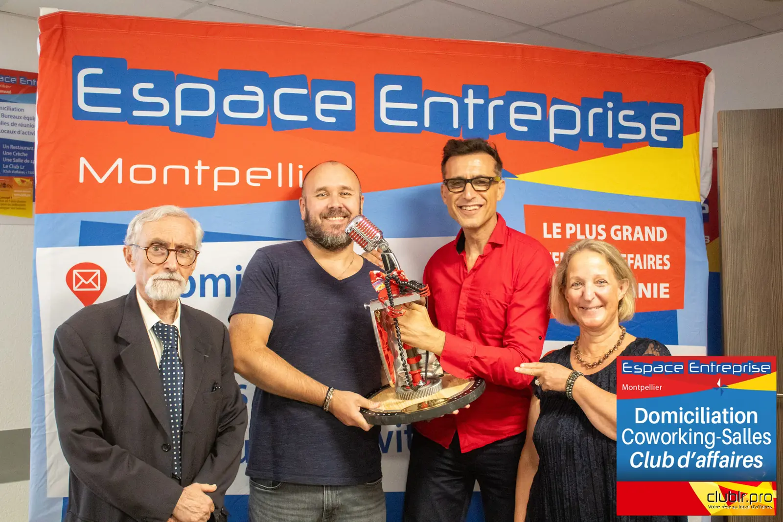 Afterwork Pitch Elevator Club LR septembre 2026 à Montpellier : remise du trophée du pitch de la soirée