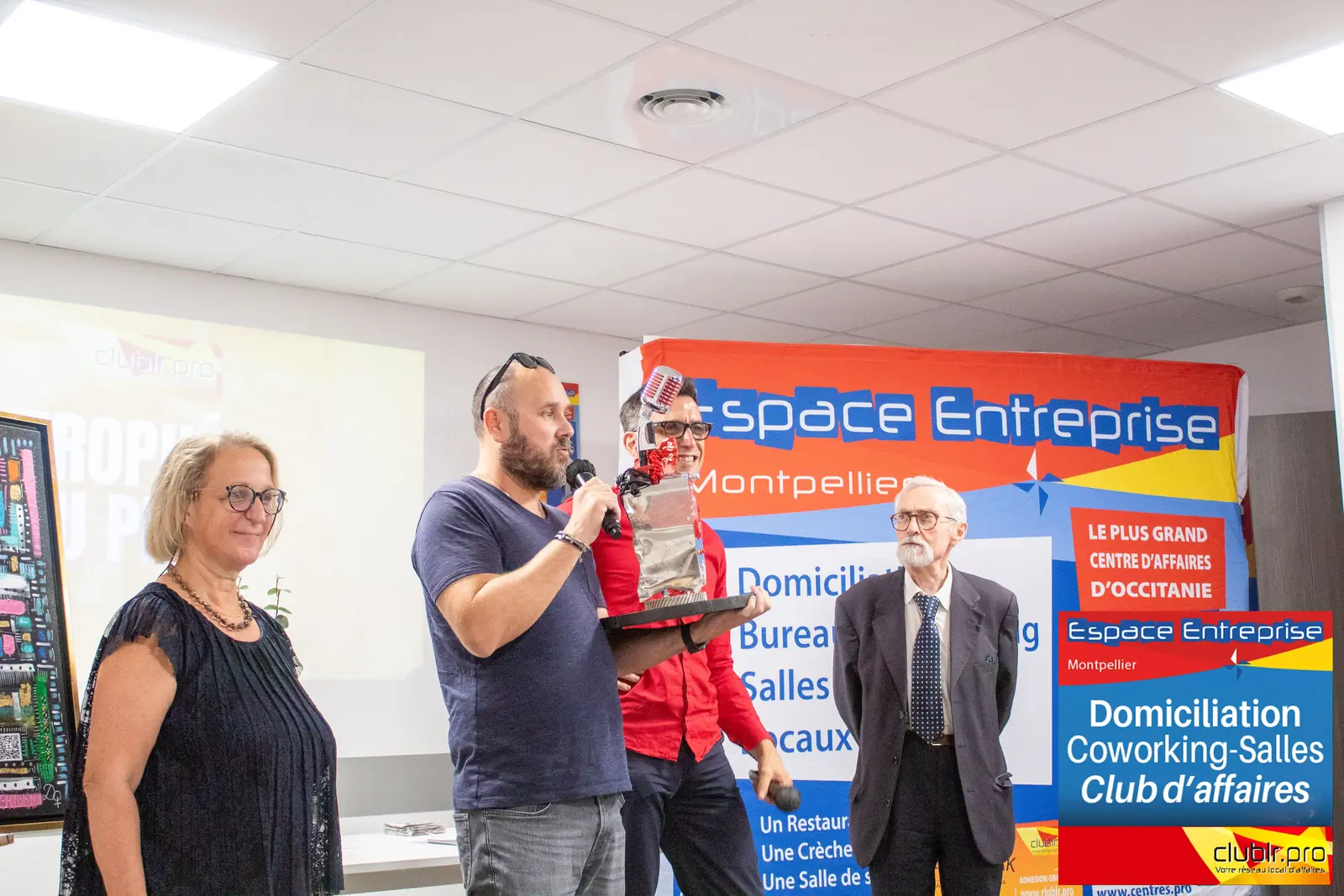 Afterwork Pitch Elevator Club LR septembre 2026 à Montpellier : remise du trophée du pitch de la soirée