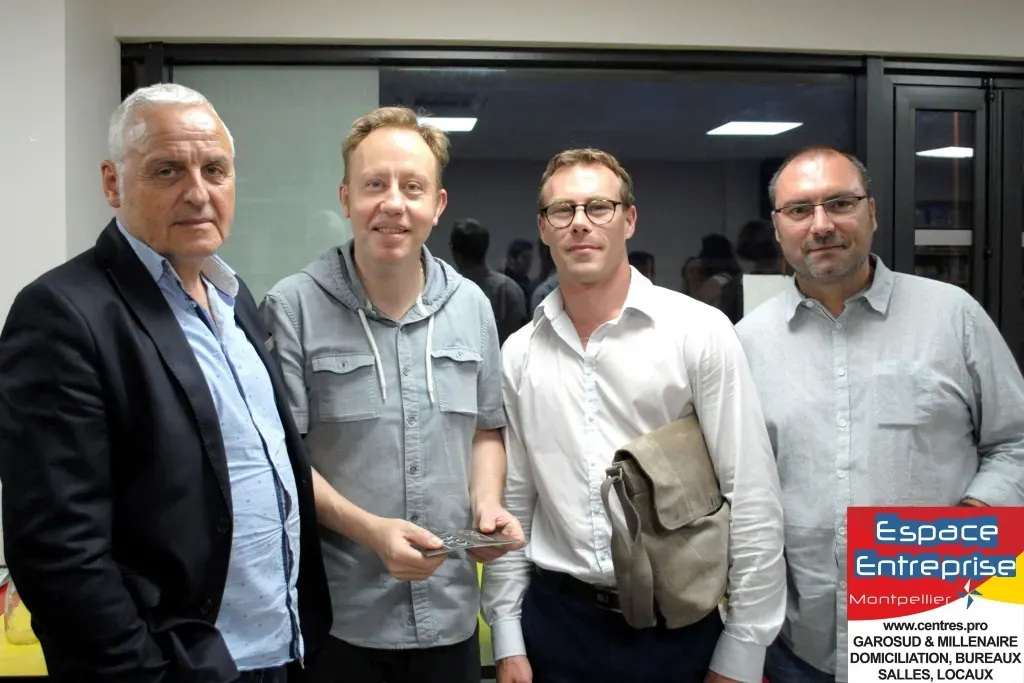 Afterwork Pitch Elevator Club LR mai 2017 à Montpellier : groupe