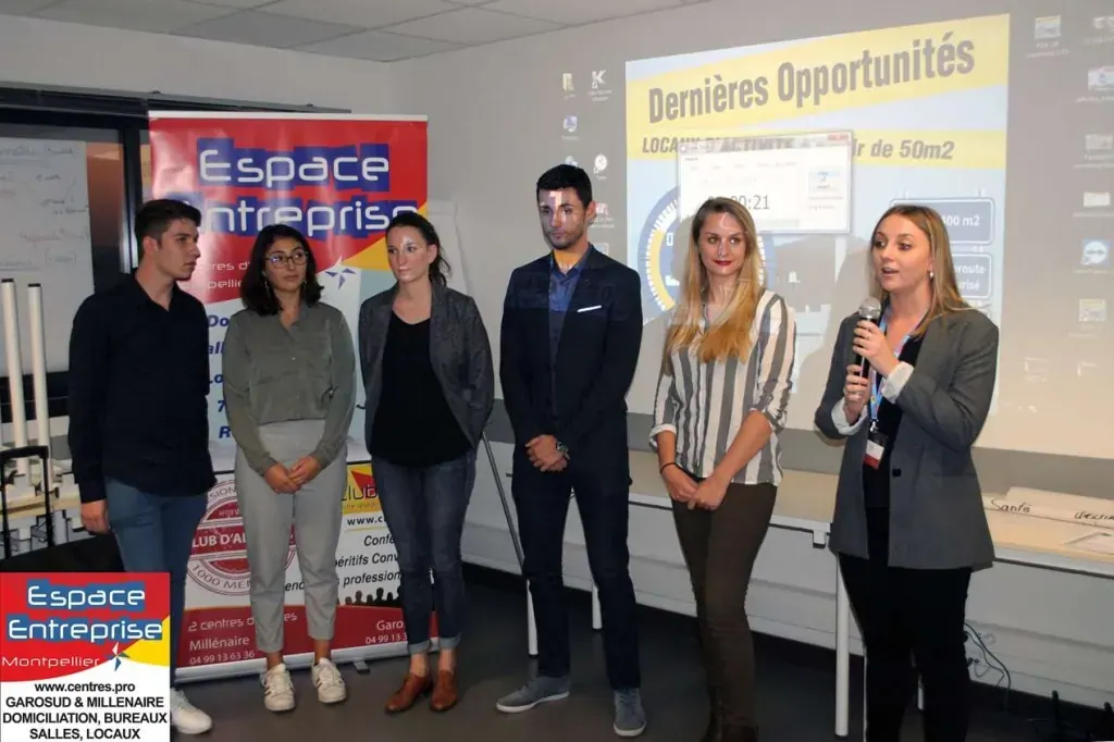 Afterwork Pitch Elevator Club LR octobre 2017 à Montpellier : groupe