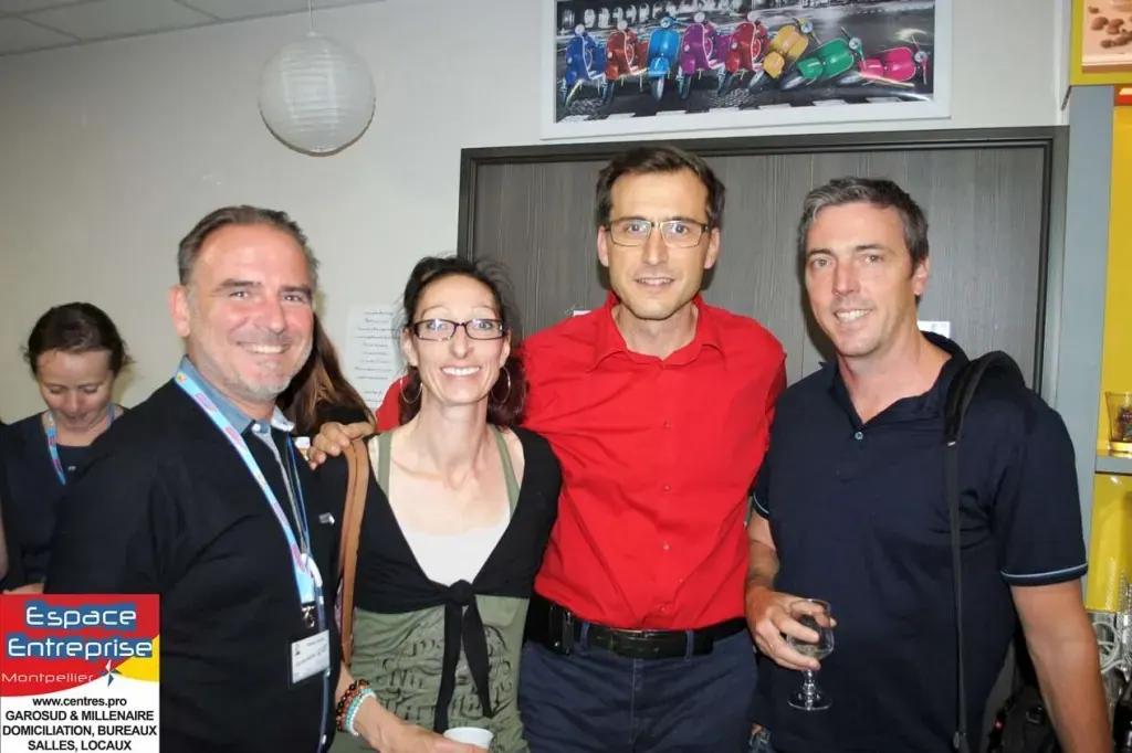 Afterwork Pitch Elevator Club LR septembre 2017 à Montpellier : groupe