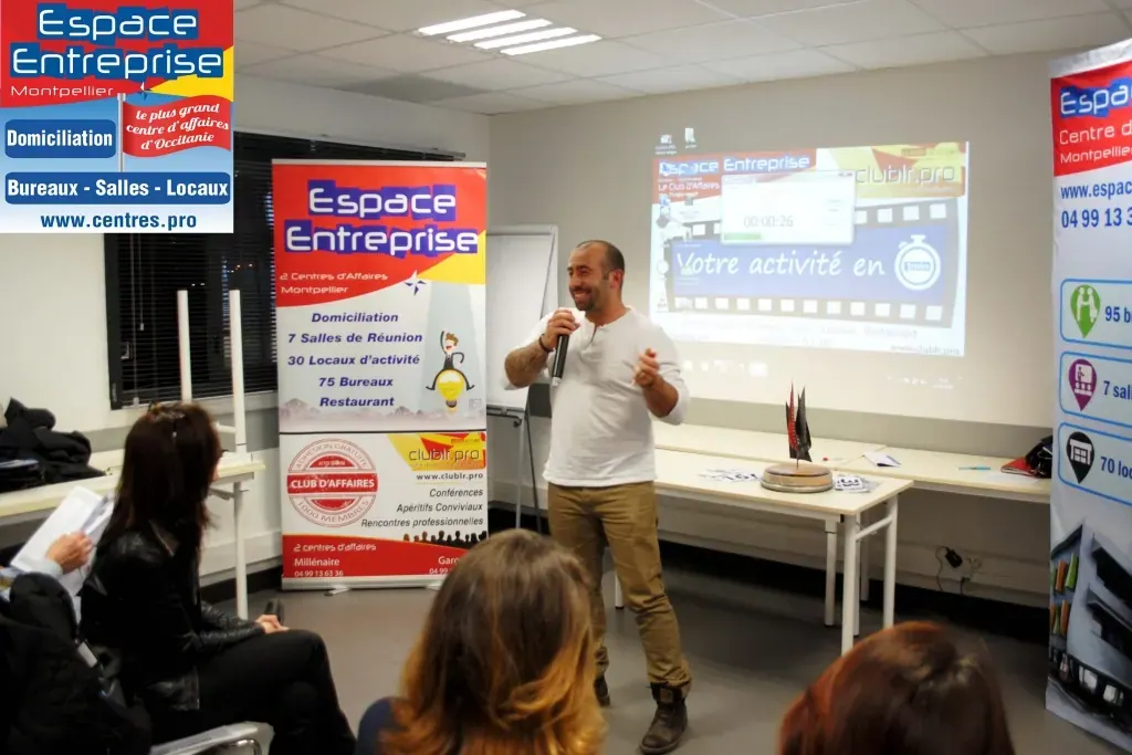 Afterwork Pitch Elevator Club LR mars 2018 à Montpellier : pitch micro