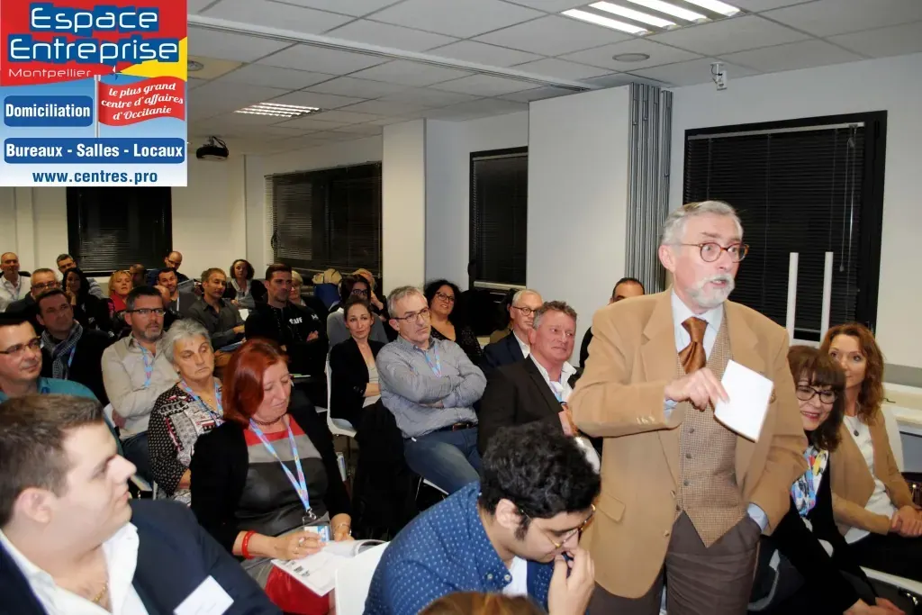 Afterwork Pitch Elevator Club LR mars 2018 à Montpellier : salle