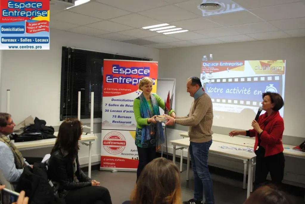 Afterwork Pitch Elevator Club LR mars 2018 à Montpellier : trophee
