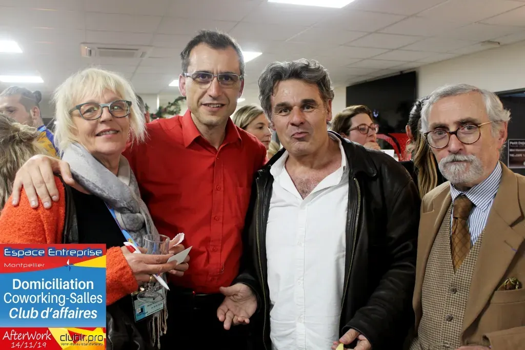 Afterwork Pitch Elevator Club LR novembre 2018 à Montpellier : groupe