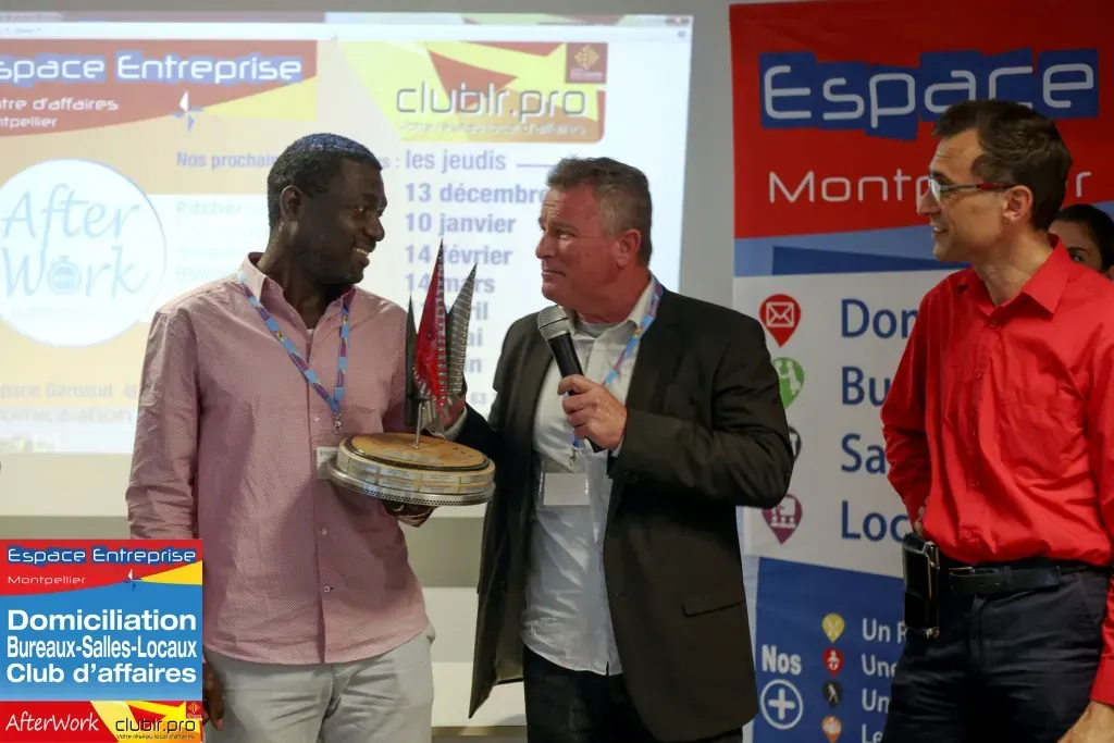 Afterwork Pitch Elevator Club LR mai 2019 à Montpellier : trophee