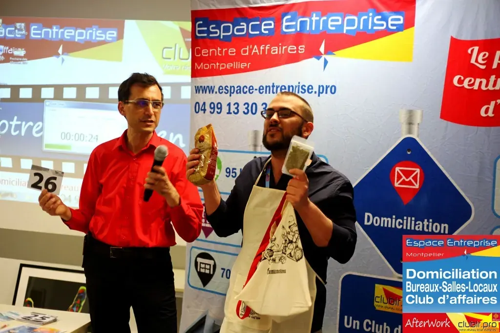 Afterwork Pitch Elevator Club LR mars 2019 à Montpellier : duo pitch