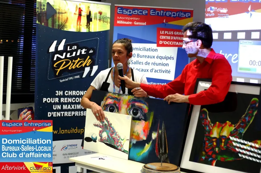 Afterwork Pitch Elevator Club LR mars 2019 à Montpellier : duo pitch