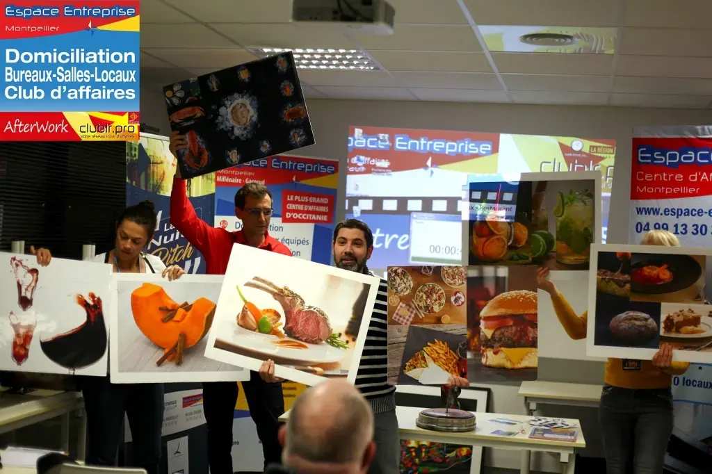 Afterwork Pitch Elevator Club LR mars 2019 à Montpellier : exposition