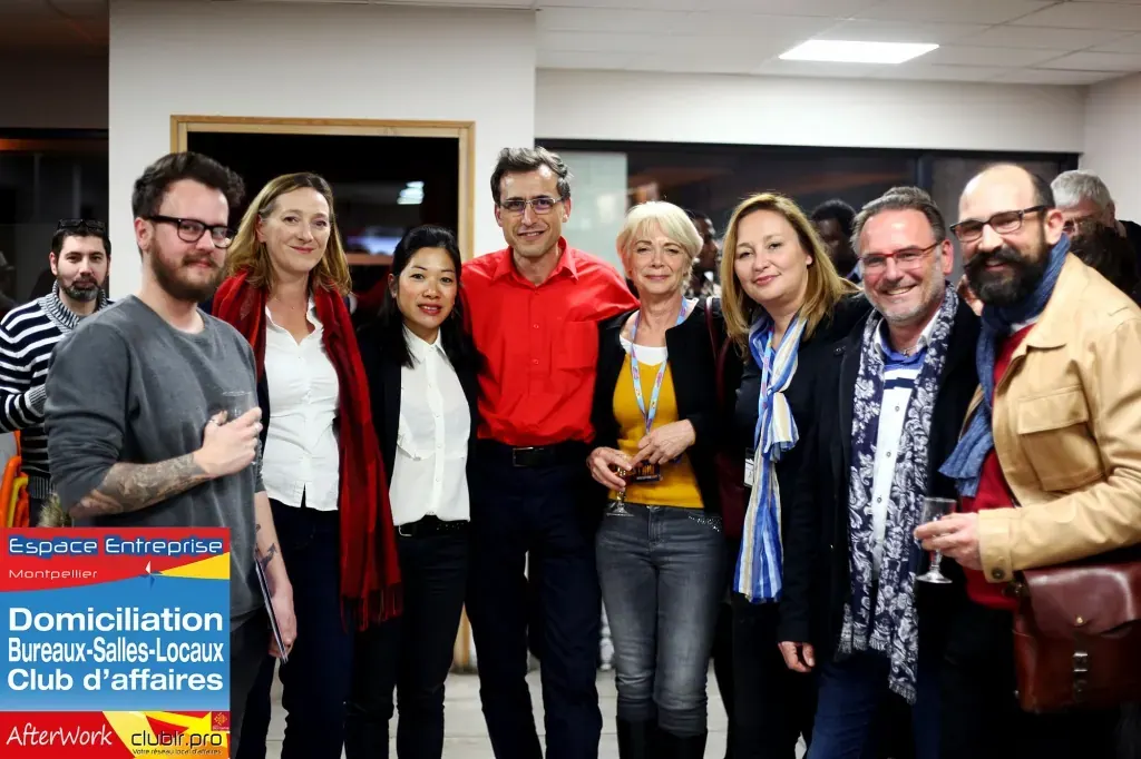 Afterwork Pitch Elevator Club LR mars 2019 à Montpellier : groupe
